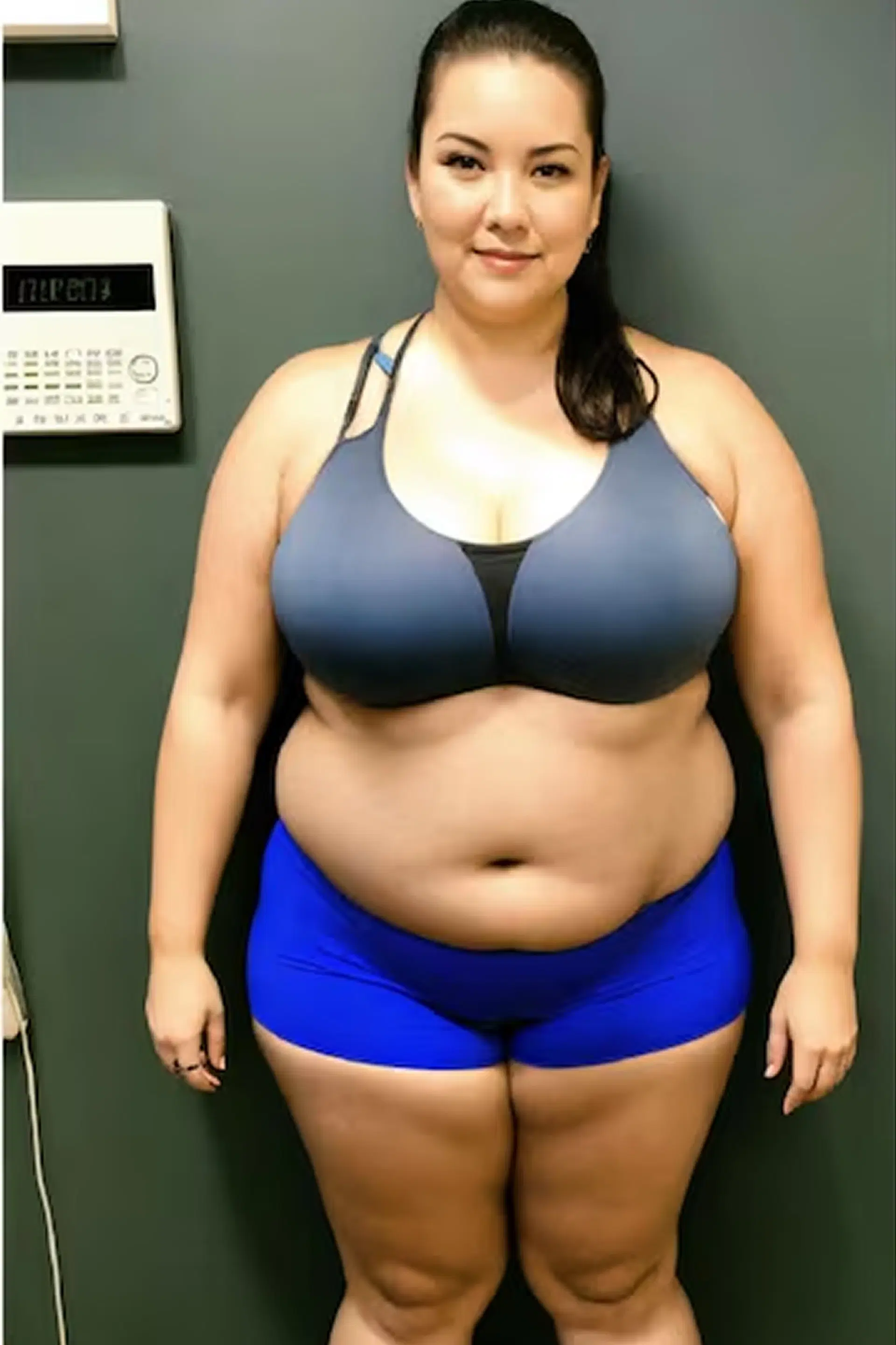 Lisa before starting weight management care