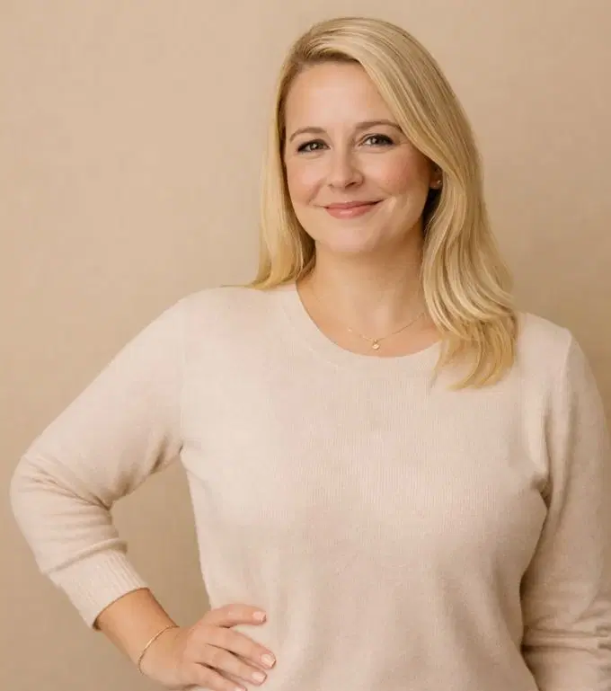 Woman feeling confident after provider-led HRT care